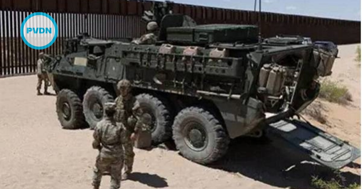 California Mexico militarized zone