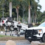 National Guard truck overturns