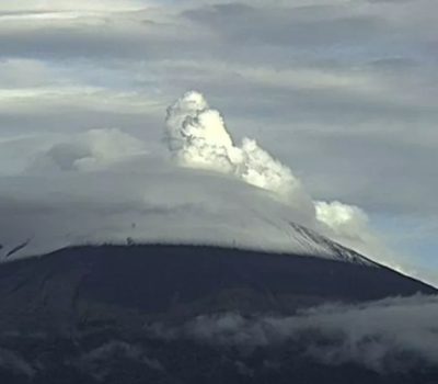 Popocatepetl volcano activity