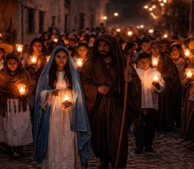Traditional posadas Mexico