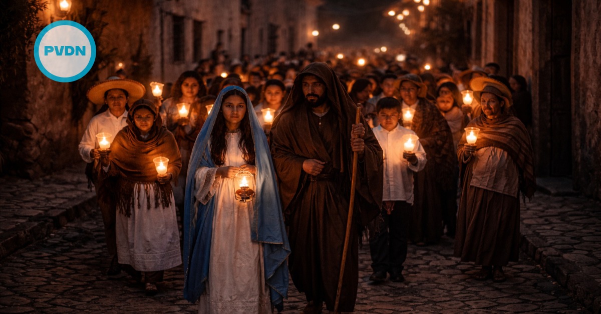 Traditional posadas Mexico