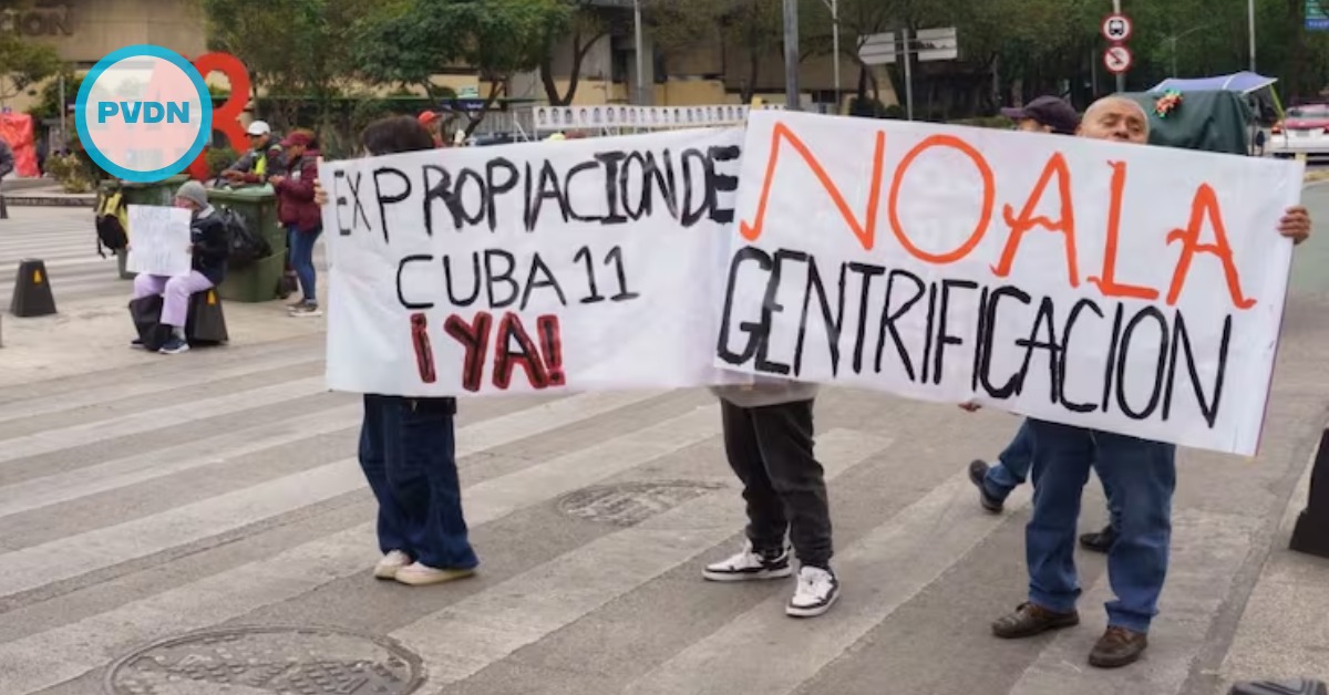 cdmx eviction protest