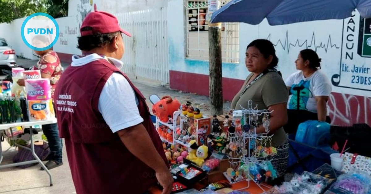 Cancún fines informal vendors 380,000 pesos after checks