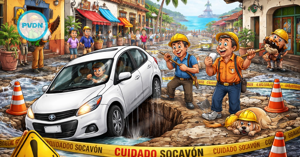 Downtown Sinkhole Finally Patched After Feeding on a Car