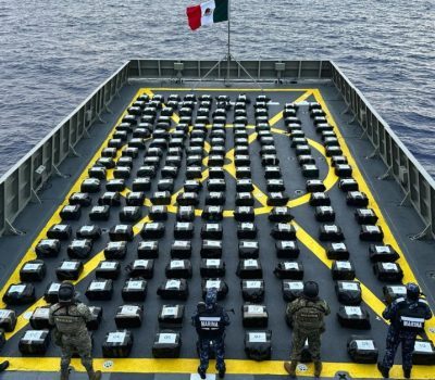 Mexican Navy seizes 4.5 tons of cocaine in Pacific with U.S. Coast Guard Assistance