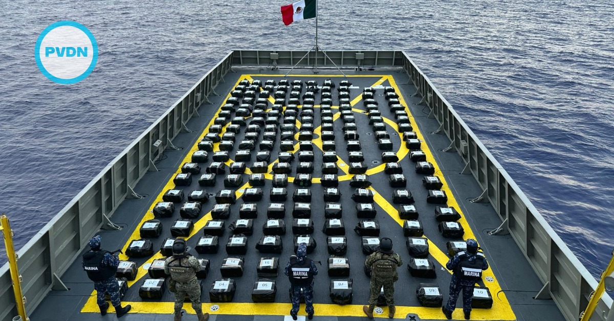 Mexican Navy seizes 4.5 tons of cocaine in Pacific with U.S. Coast Guard Assistance