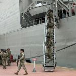 Navy ship arrives with 103 marines in Puerto Vallarta