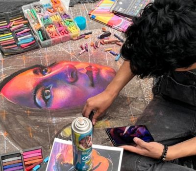 The Plaza de Armas is filled with color for the XVIII Madonnari Festival 2026