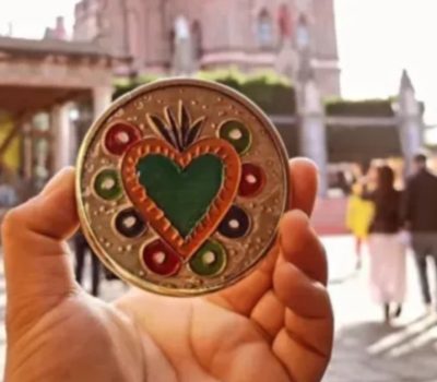 Viral engraved pocket mirrors in San Miguel de Allende