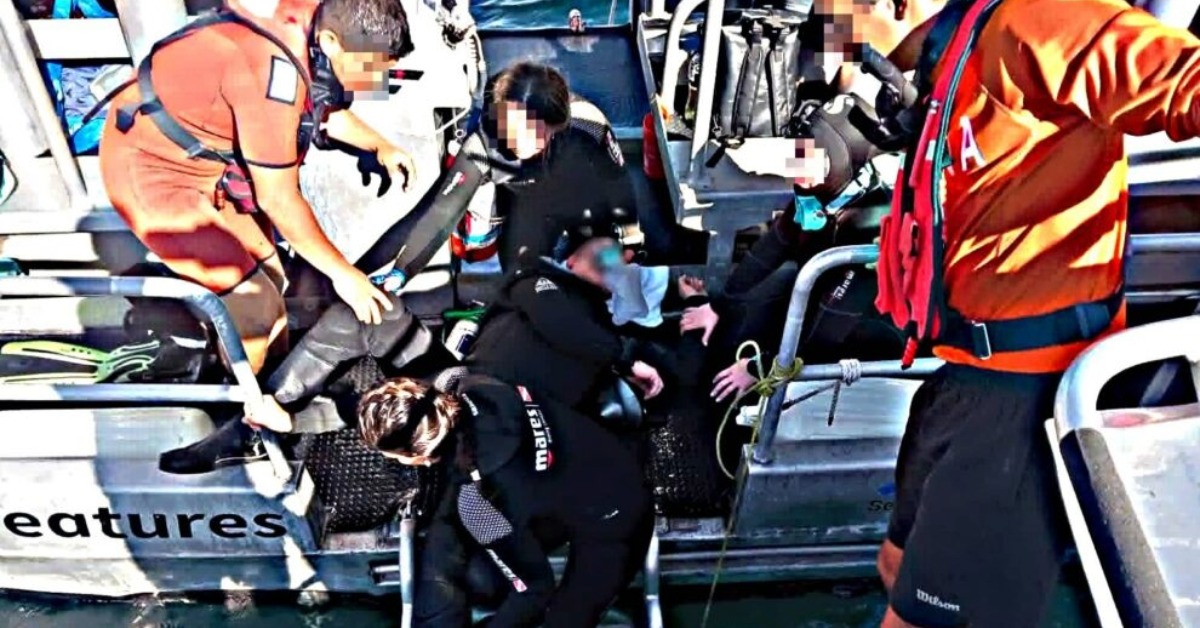 German diver rescued after emergency near Cabo Arch