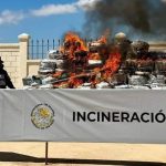 Federal authorities burned 4.4 tons of cocaine in Los Cabos