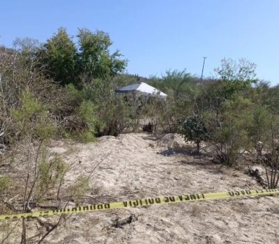 Human remains found in a clandestine grave in Santa Anita