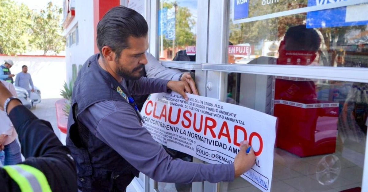 Illegal dumping investigation leads to business closure in Cabo San Lucas