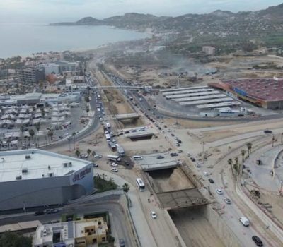 Los Cabos Fonatur underpass nears finish after work restarts
