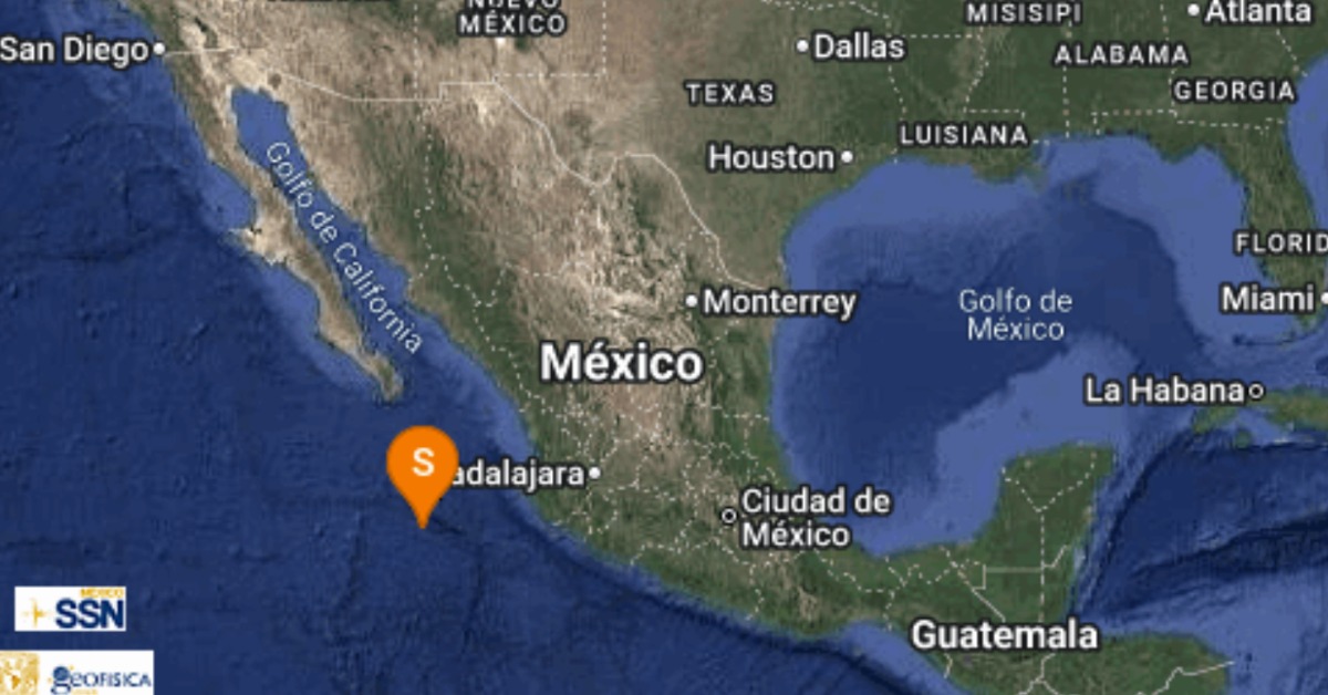 4.7 Quake Reported Southwest of Puerto Vallarta Coast