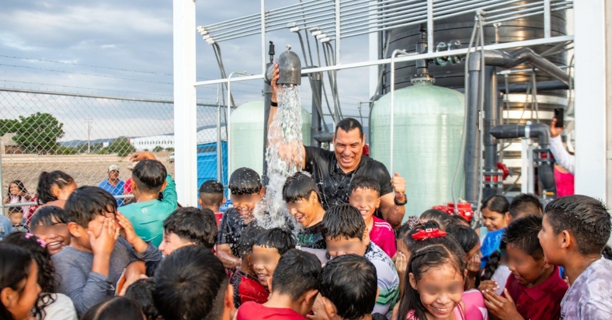 El Huizachal Gets New Well and Water Treatment Plant