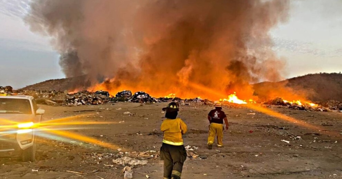 Fires Hit Los Cabos Landfill, Ranches, and Empty Lots