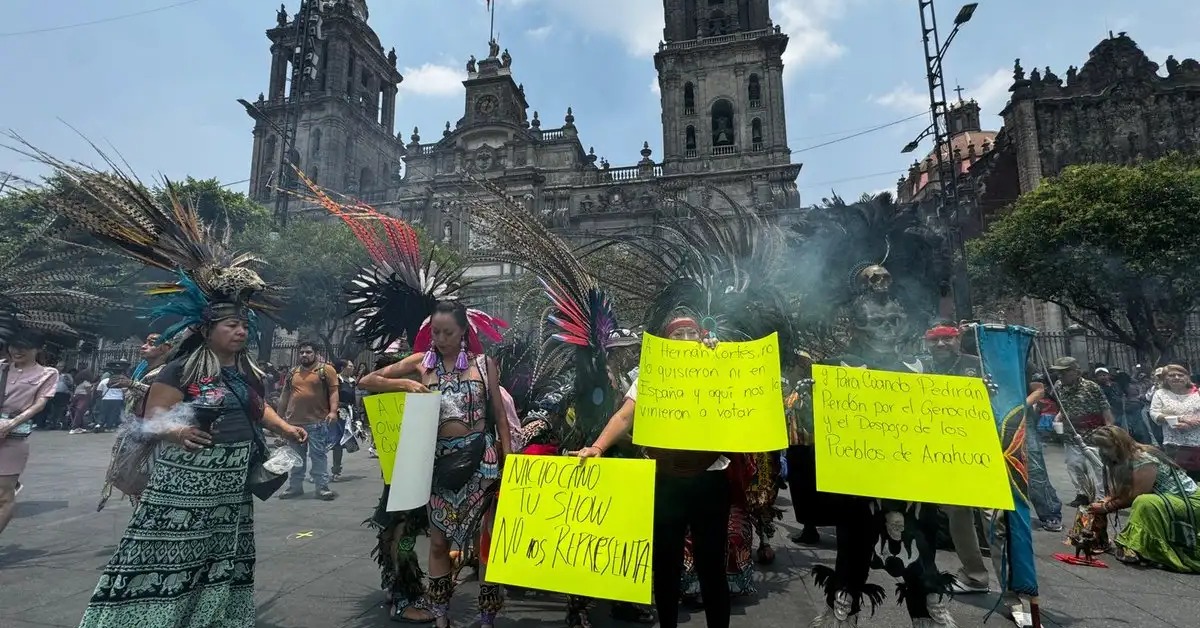 Indigenous groups protest planned Cortés and Malinche ceremony in Mexico City