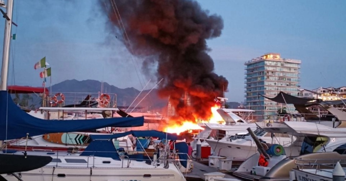 Marina Vallarta Boat Fire Reveals Hydrant Failure