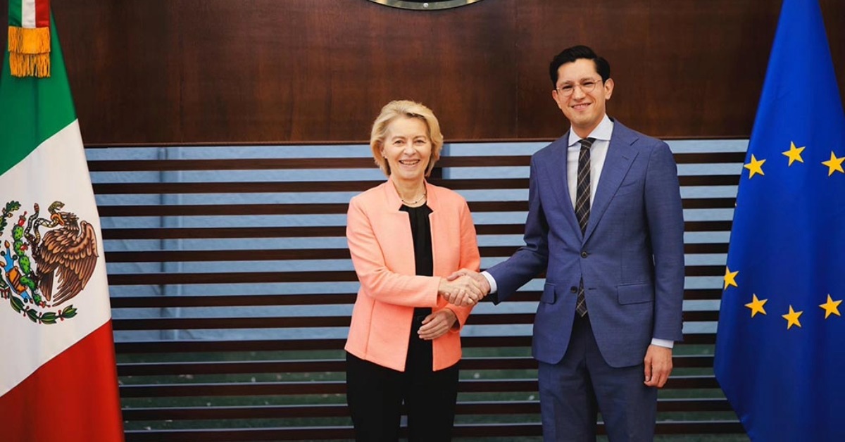 Mexico and EU Leaders Arrive for Major Trade Signing