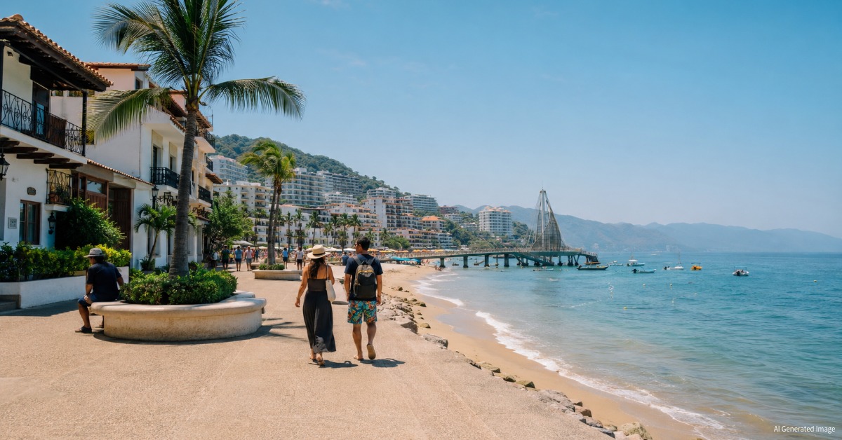 Puerto Vallarta weather today is calmer than expected