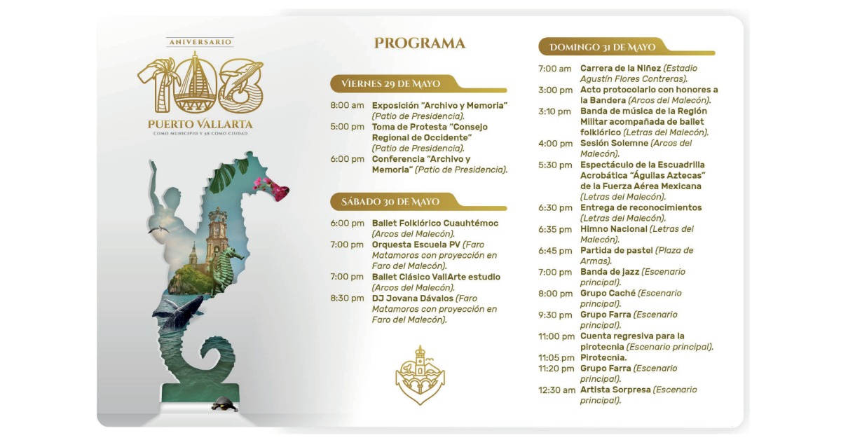 Puerto Vallarta’s Big Anniversary Weekend Begins Now