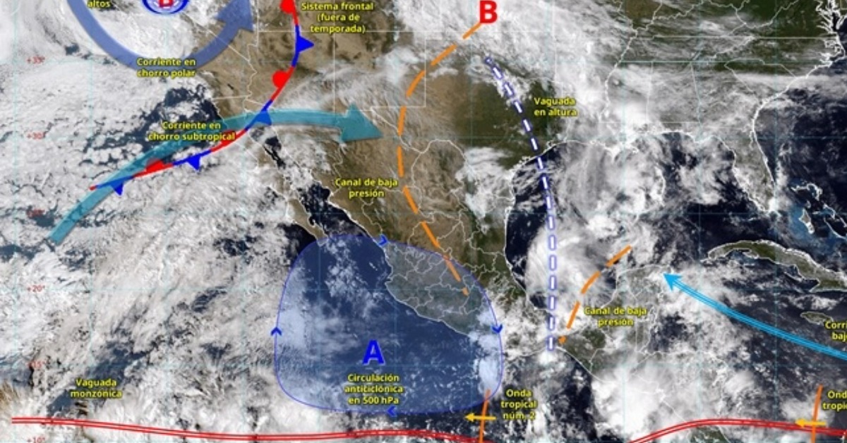 Tropical Waves Bring Heavy Rain Threat Across Mexico