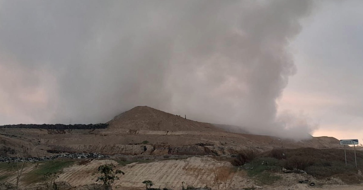 Vallarta Landfill Fire Fight Moves Into Second Day