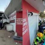 Five Hurt After Cabo Public Bus Slams Into Wall