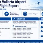 Puerto Vallarta Airport Daily Flight Report