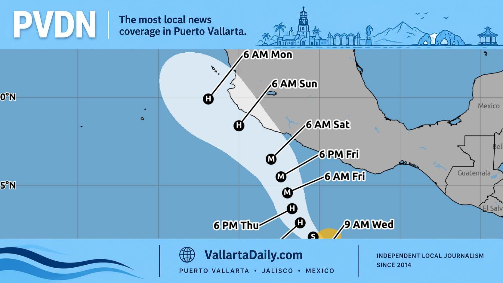Could Trudy Bring Storm Conditions to Puerto Vallarta