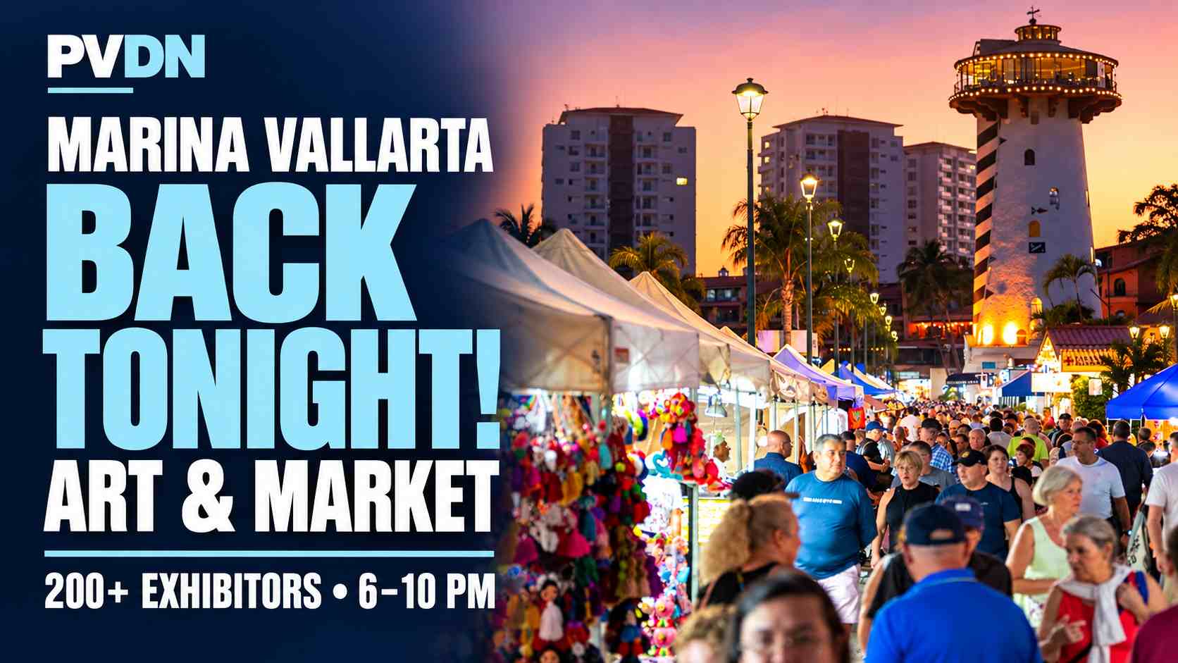 Marina Vallarta’s night market returns with 200-plus vendors
