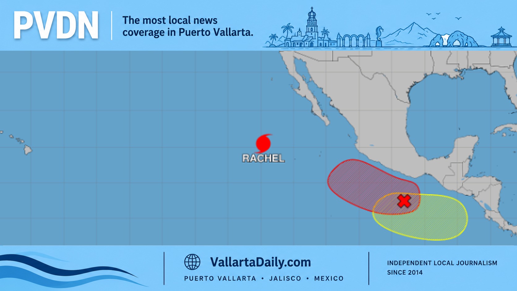 Pacific System May Pass Near Puerto Vallarta This Weekend