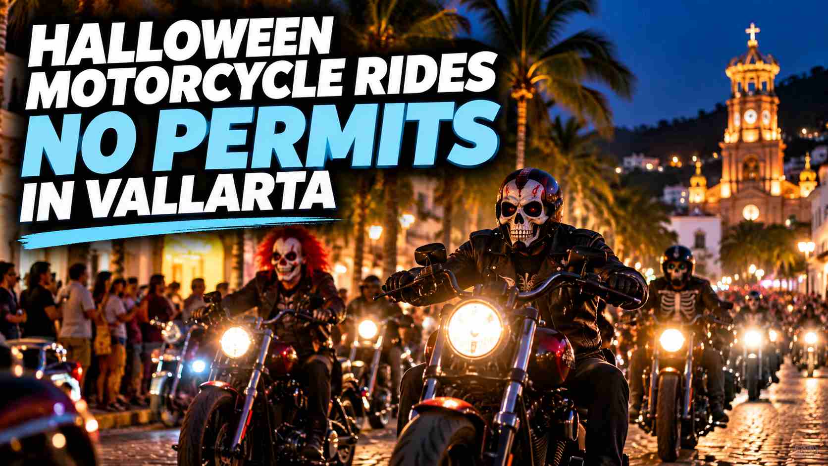 Puerto Vallarta Halloween Motorcycle Rides Lack Permits