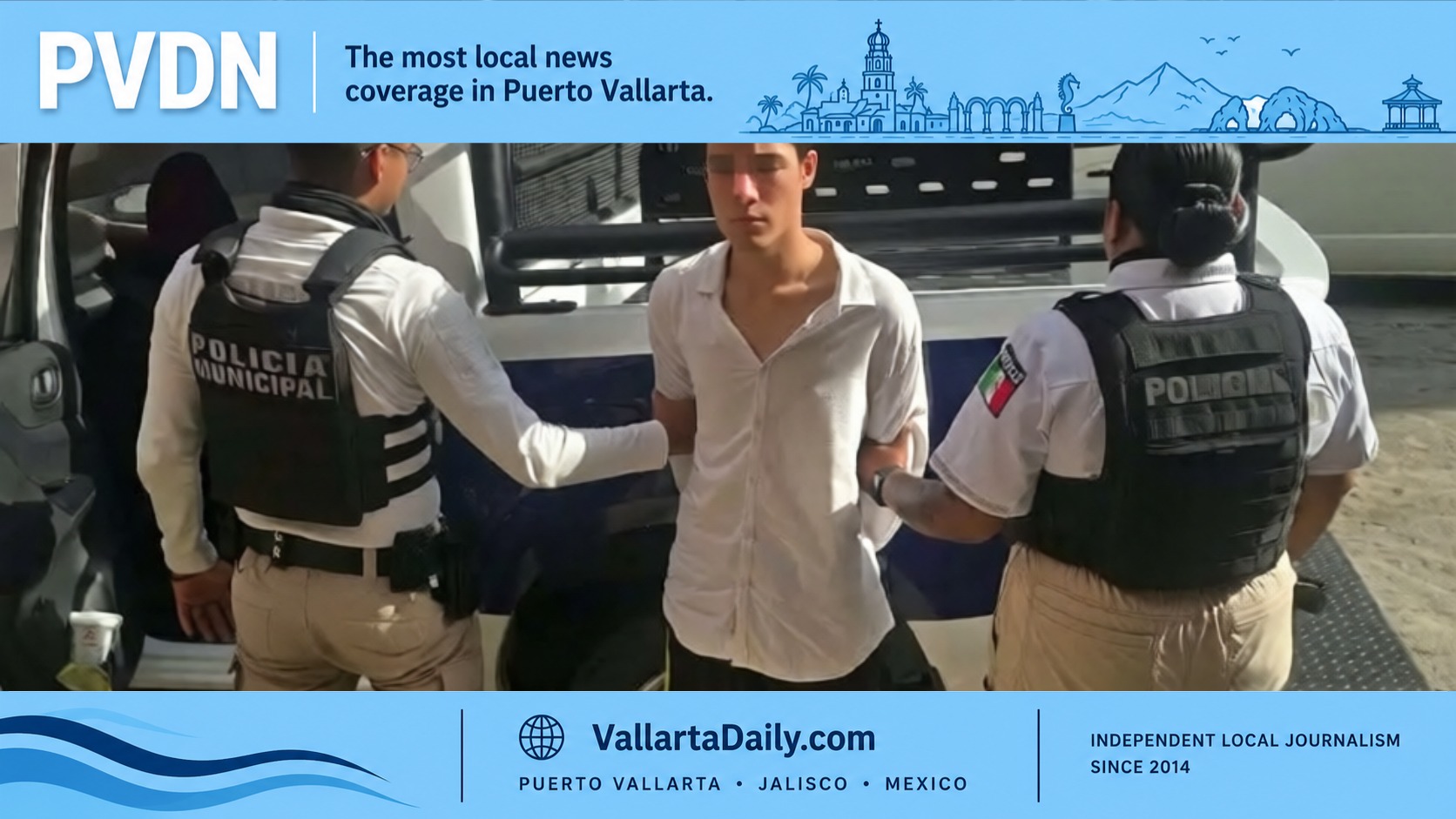 Suspect Arrested After Two U.S. Visitors Robbed in Vallarta