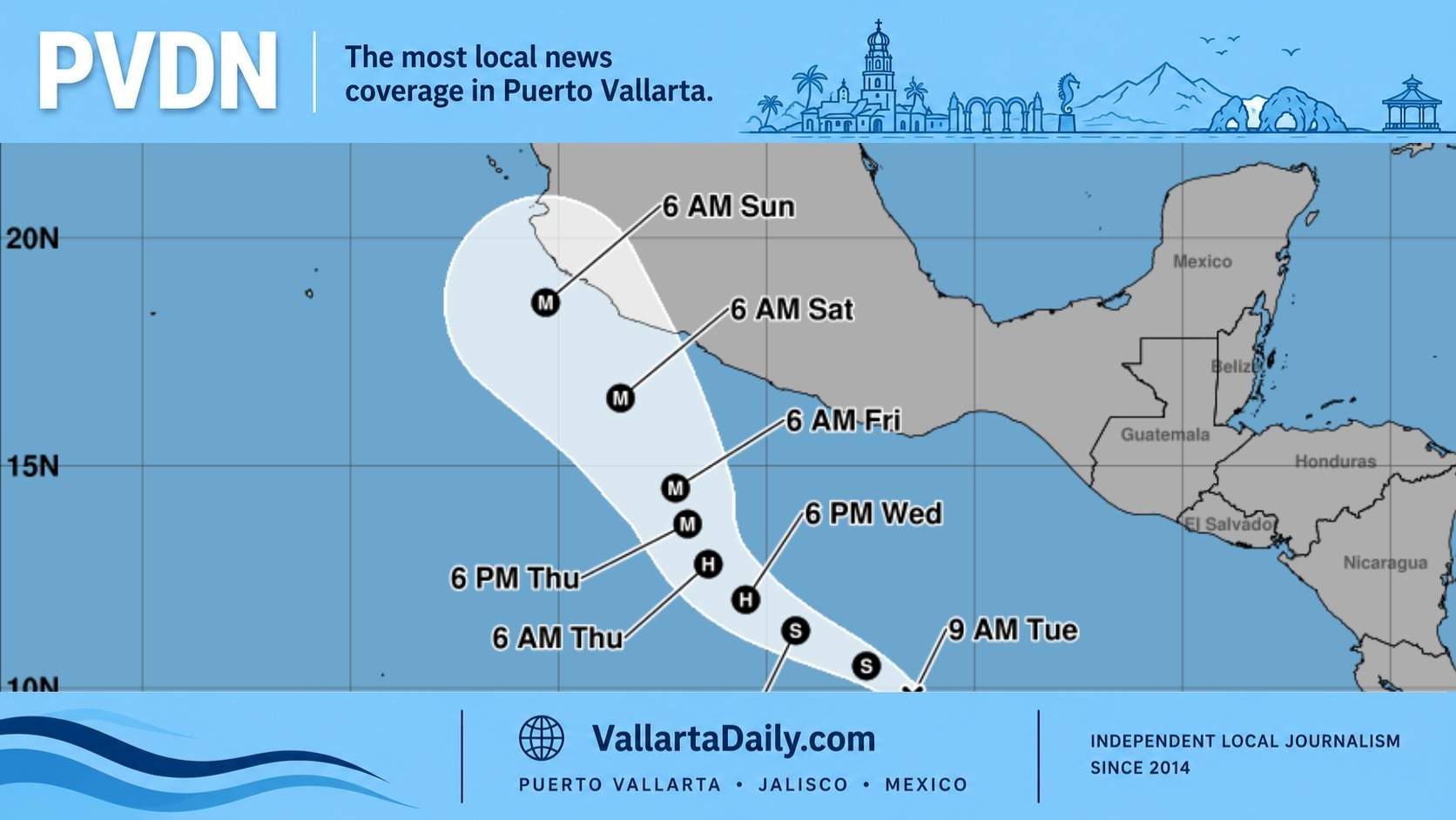 Another Major Hurricane Could Approach Puerto Vallarta